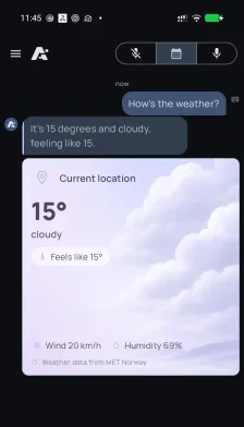 Weather on Android