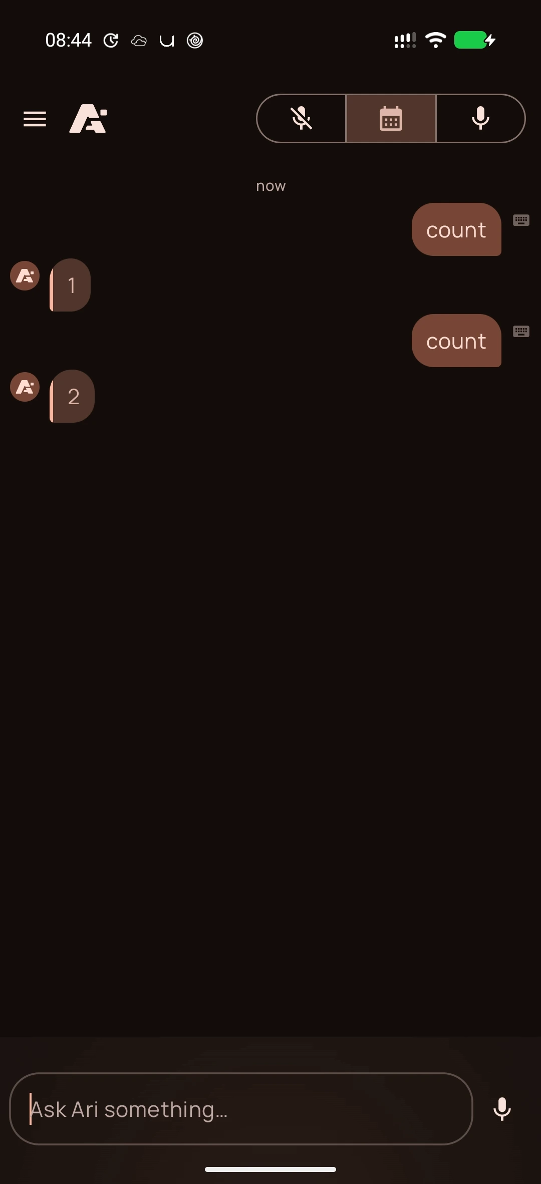 Counter on Android, screenshot 1