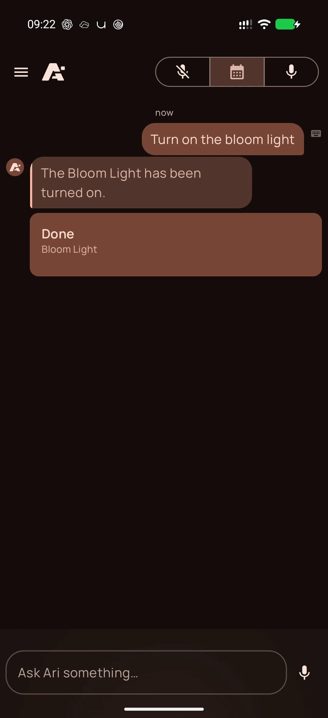 Home Assistant on Android, screenshot 1